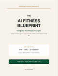 The AI Fitness Blueprint | Your Personalized Fitness Plan with AI